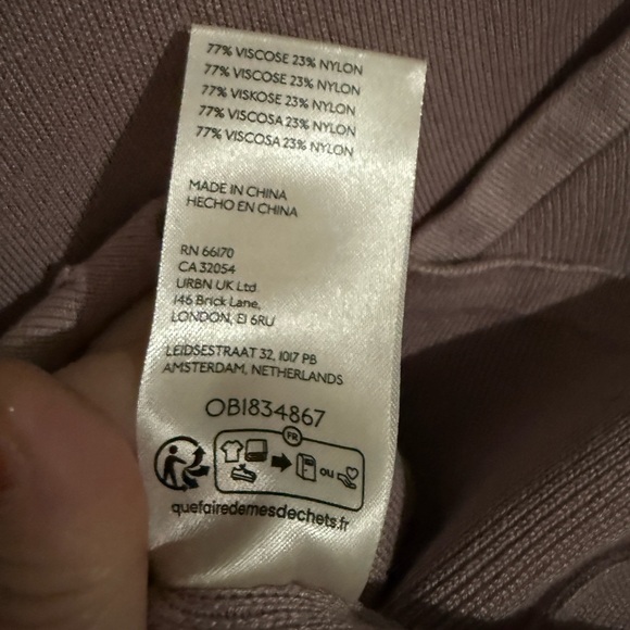 Anthropologie Maeve High-neck Corset Jumper In Beige Long Sleeve - Picture 8 of 8